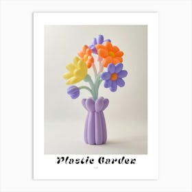 Dreamy Inflatable Flowers Poster Lilac 3 Art Print