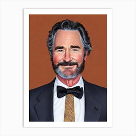 Kevin Kline Illustration Movies Art Print