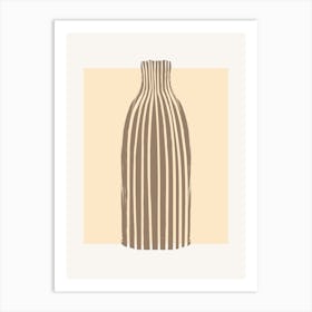 Striped Dress Art Print