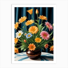 Gerber Daisies Art Print