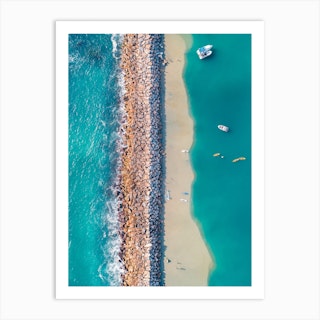 Boats And Kayaks In Dana Point Art Print