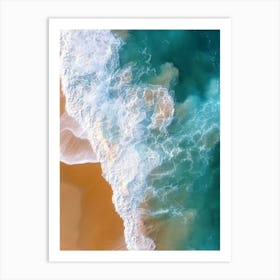 Aerial View Of The Ocean 10 Art Print