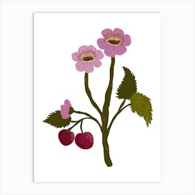 cherry blossom Art Print