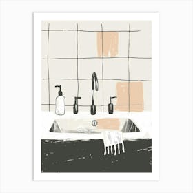 Bathroom Sink 1 Art Print