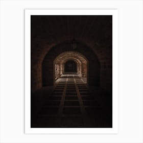 Dark Tunnel Art Print