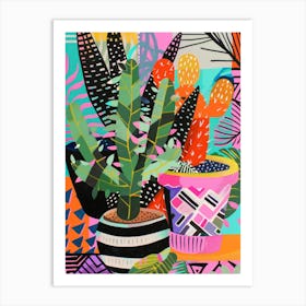 Cactus Print 8 Art Print