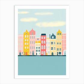 Amsterdam Colourful View 4 Art Print