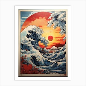 Great Wave Off Kanagawa 26 Art Print