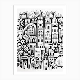 Cityscape 4 Art Print