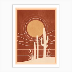 Desert Design 3 Art Print