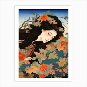 Ukiyo Beauty Japanese Style 6 Art Print