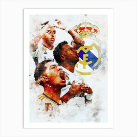 Real Madrid Cf Watercolor Art Print