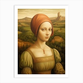 Lady Of The Valley Art Print