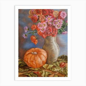 fall"s still life Art Print