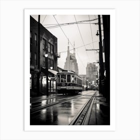 Nashville, Black And White Analogue Photograph 4 Art Print