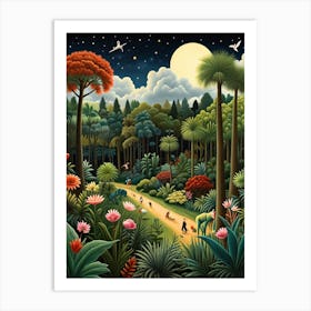 Night In The Jungle Art Print