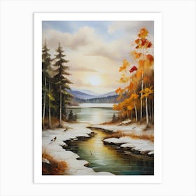 Winter Landscape 24 Art Print