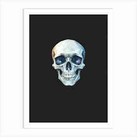 Painted Skull Art Print