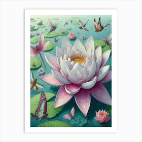 Water Lily 1 Art Print