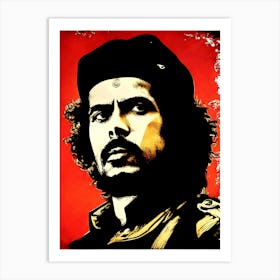 Graffiti Portrait of Ernesto Che Guevara Art Print