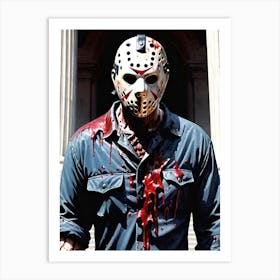 Jason Vorhees at Capital Art Print