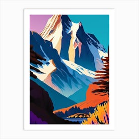 Torres Del Paine National Park Chile Pop Matisse Art Print