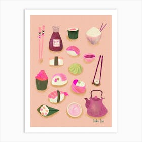 Sushi Love 3 Art Print