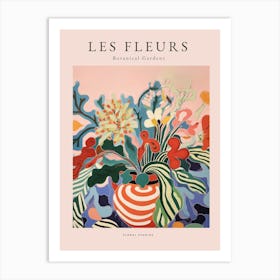 Les Fleurs Botanical Gardens Art Print