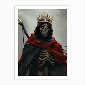 King Of The Dead Art Print