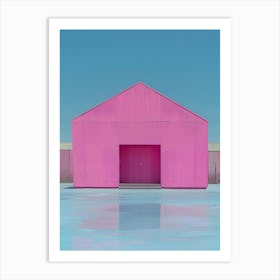 Pink Building 1 Art Print