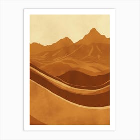 Desert Landscape 46 Art Print