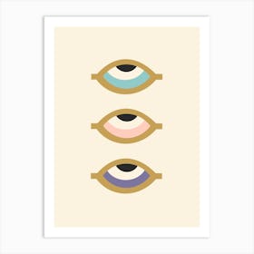 Turkish Eyes Art Print