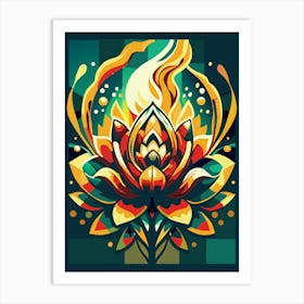 Lotus Flower 8 Art Print