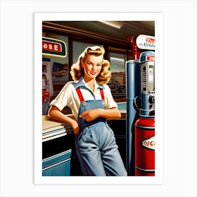 Retro Automotive ~Reimagined 4 Art Print