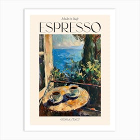 Genoa Espresso Made In Italy 3 Poster Art Print