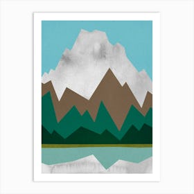 Collage landscape 6 Art Print