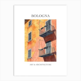 Bologna Travel And Architecture Poster 1 Art Print