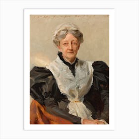 Mary Eliza Mead (Née Mary Eliza Scribner, 1822–1896) (1893), John Singer Sargent Art Print