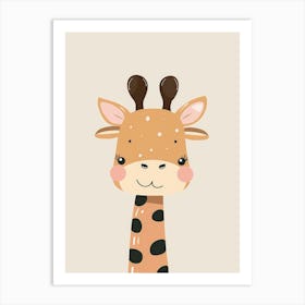 Cute Giraffe 7 Art Print