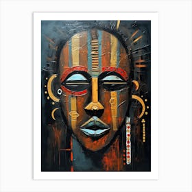 Tribal Melodies: Harmony in African Art Art Print