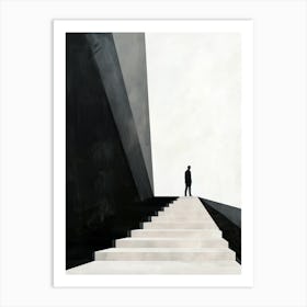 Stairway To Hell, Minimalism Art Print