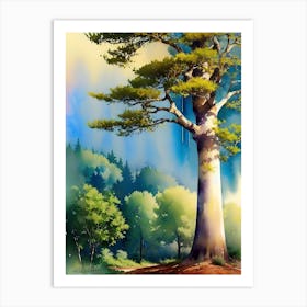 Tree In The Forest 18 Art Print