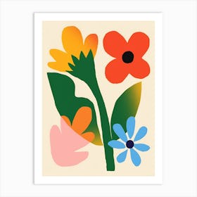 Flowers In Bloom 2 Art Print