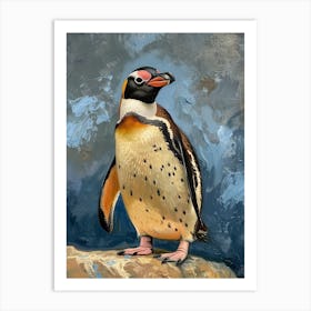 Adlie Penguin Volunteer Point Oil Painting 3 Art Print