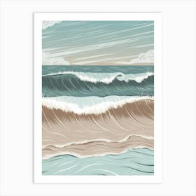 Ocean Waves 4 Art Print