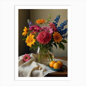 Flowers In A Vase Art Print