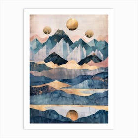 Mountains In The Sky 1 Art Print