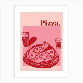 Pizza Art Print