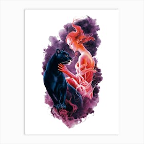 Black Panther Art Print