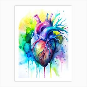 Heart Painting Art Print